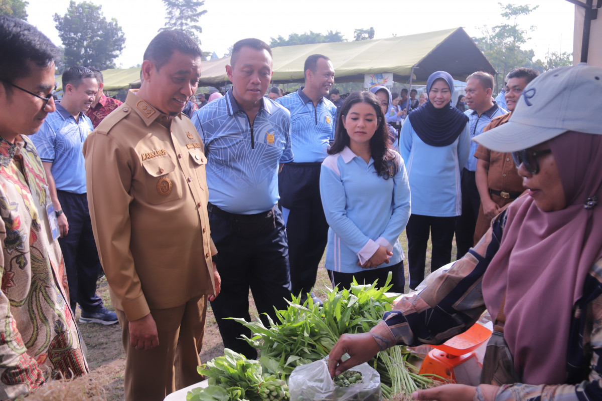 GPM di Lanud Roesmin Nurjadin Diserbu Pengunjung, Bantu Kebutuhan Pangan Masyarakat
