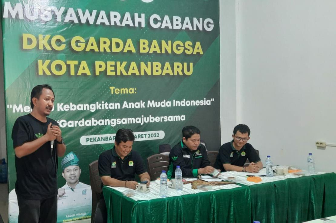 Hambali Terpilih Sebagai Ketua DPC Garda Bangsa Kota Pekanbaru